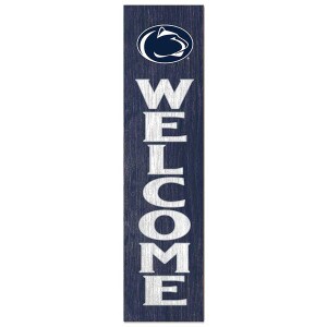 leaner Welcome sign with Penn State Athletic Logo at top
